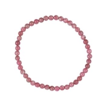 Armband Thulit, 4 mm Kugeln – Mut, Lebenskraft & Aufbruch